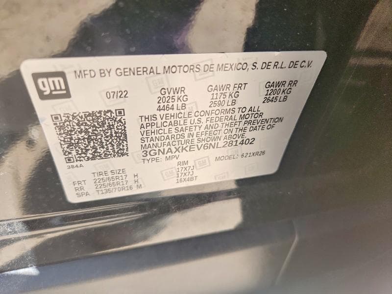 2022 CHEVROLET EQUINOX LT 13