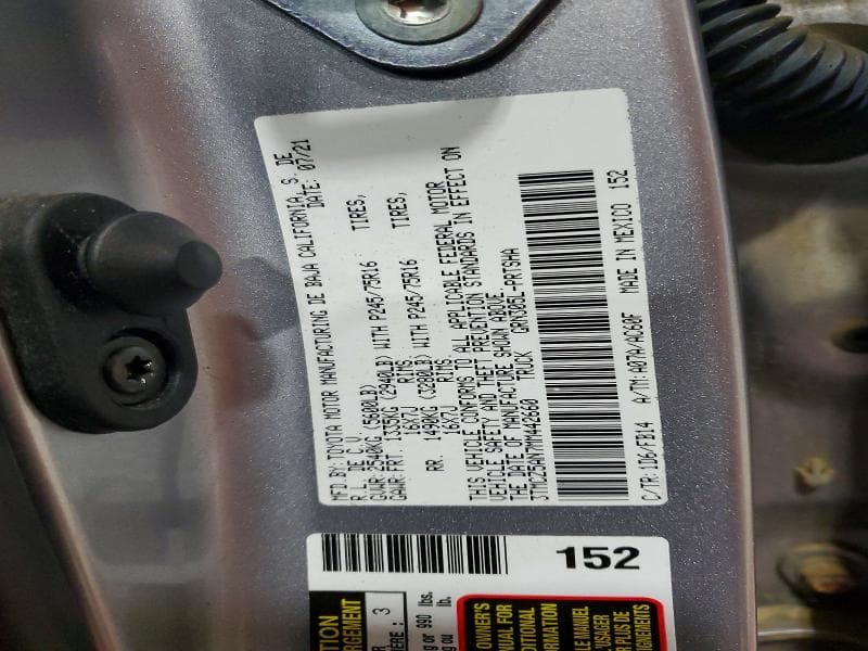 2021 TOYOTA TACOMA SR V6 13