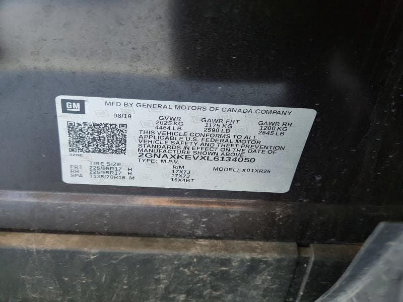 2020 CHEVROLET EQUINOX LT LT 13
