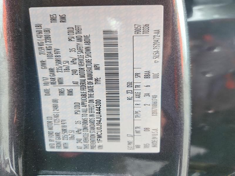 2018 FORD ESCAPE TITANIUM 13