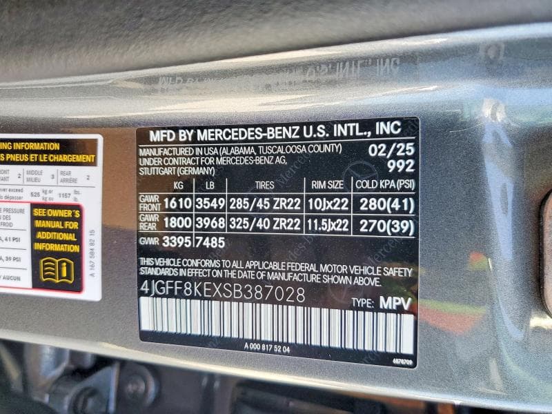 2025 MERCEDES-BENZ GLS 63 AMG 4MATIC 63 AMG 4MATIC 13
