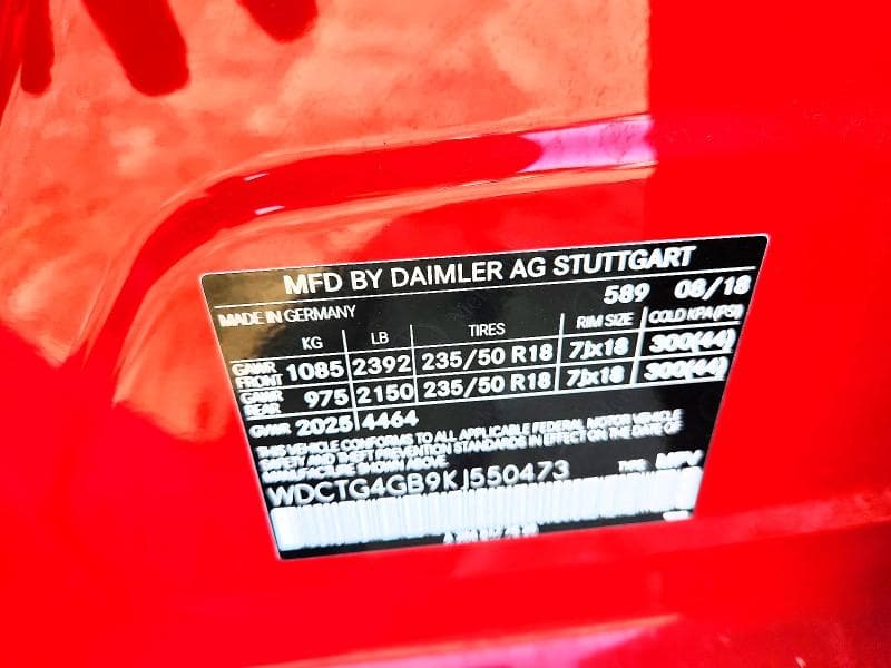 2019 MERCEDES-BENZ GLA 250 4MATIC 13