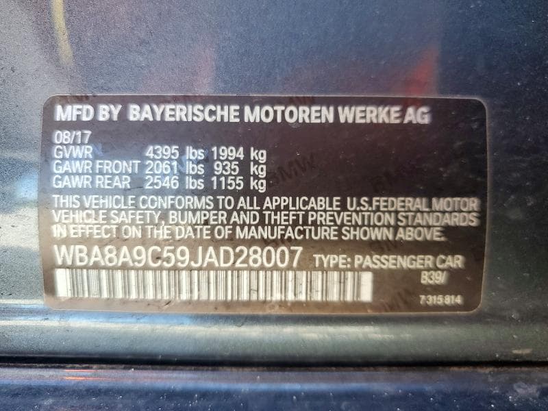 2018 BMW 320 I 13