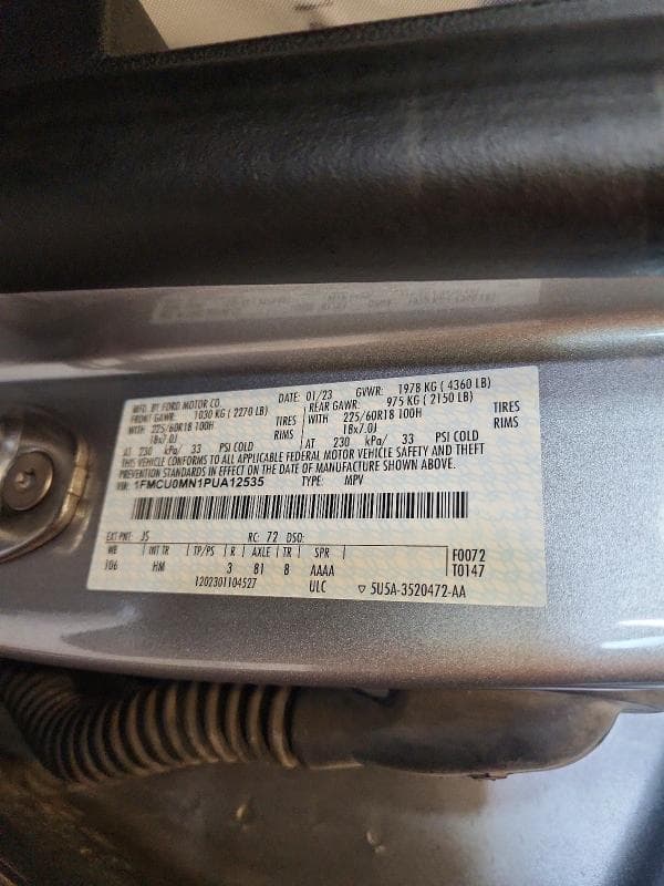 2023 FORD ESCAPE ST LINE 13