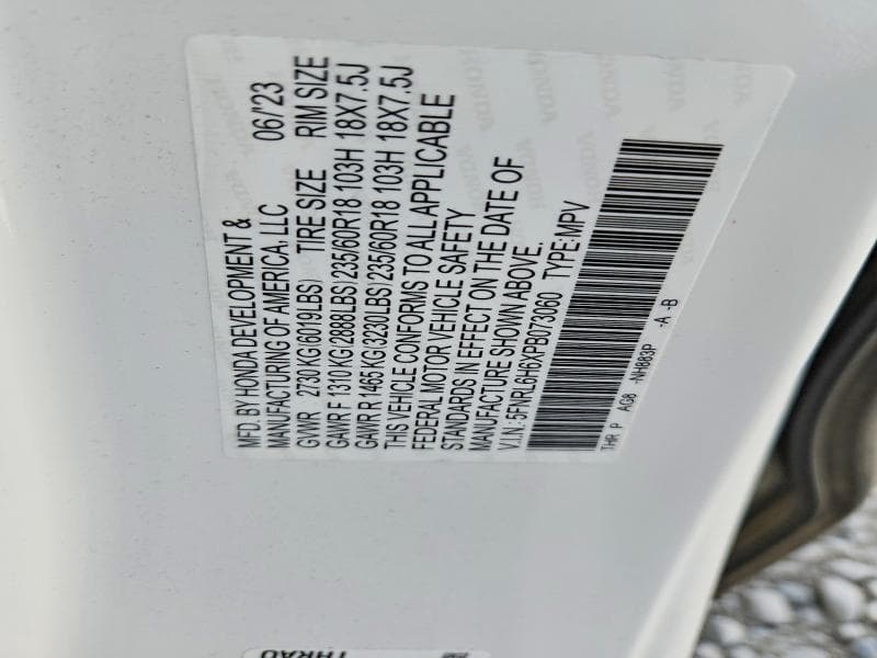 2023 HONDA ODYSSEY EXL 12