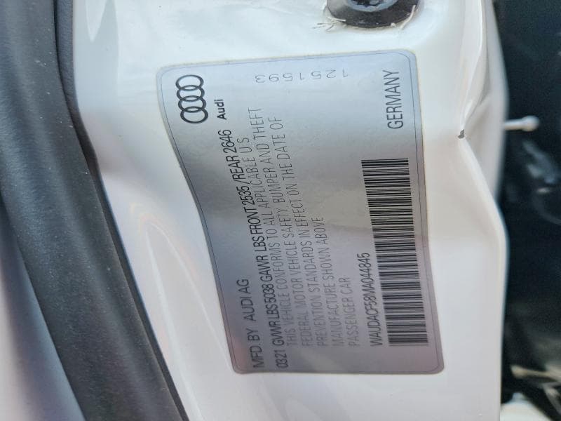 2021 AUDI A5 PREMIUM 45 12