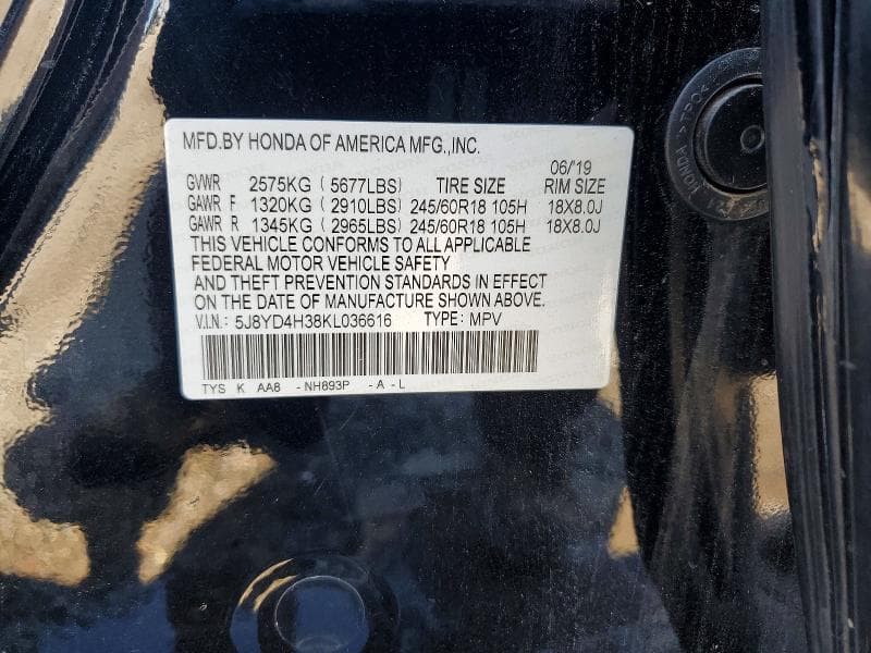 2019 ACURA MDX 13