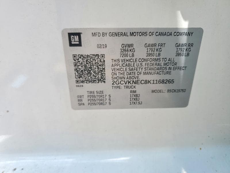 2019 CHEVROLET SILVERADO LD K1500 BASE/LS K1500 BASE/LS 12