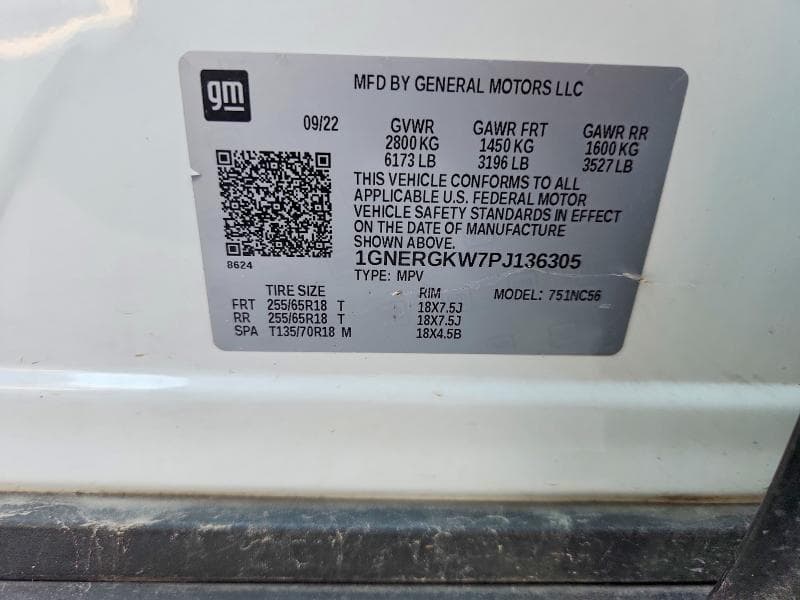 2023 CHEVROLET TRAVERSE LT 13