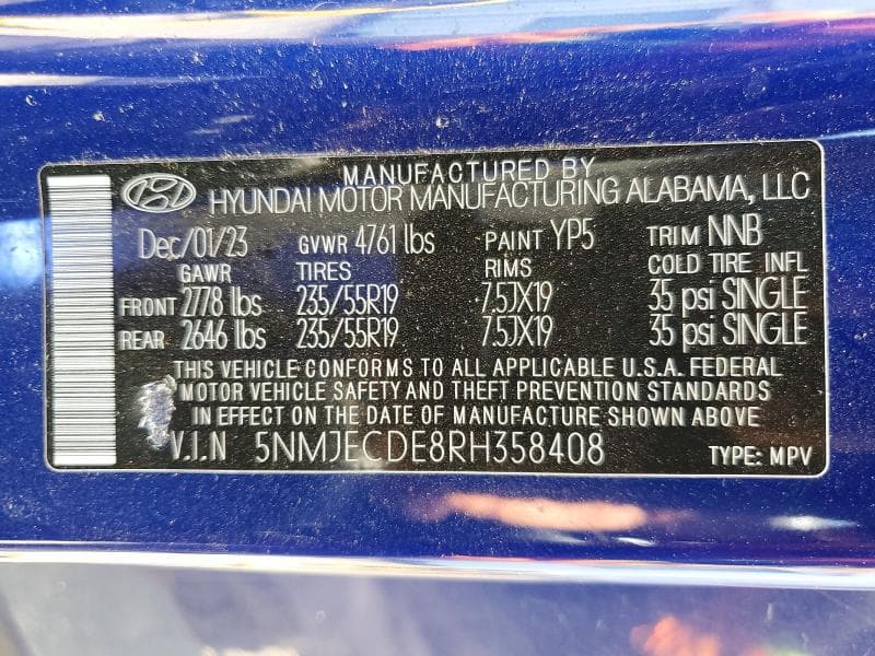 2024 HYUNDAI TUCSON LIMITED 14