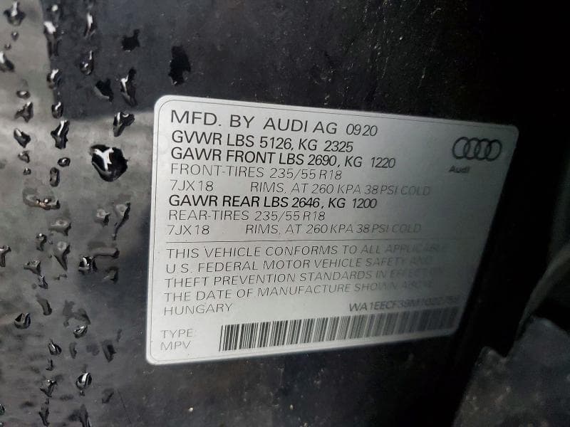 2021 AUDI Q3 PREMIUM PLUS S LINE 45 13