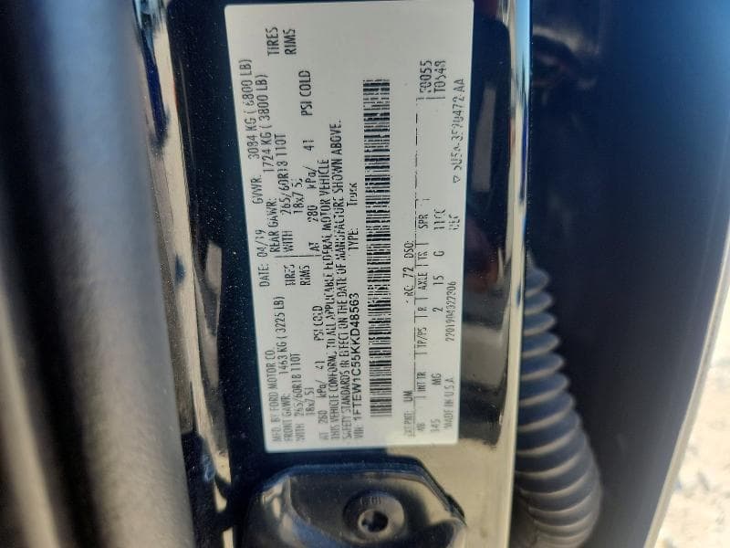 2019 FORD F150 SUPERCREW 13