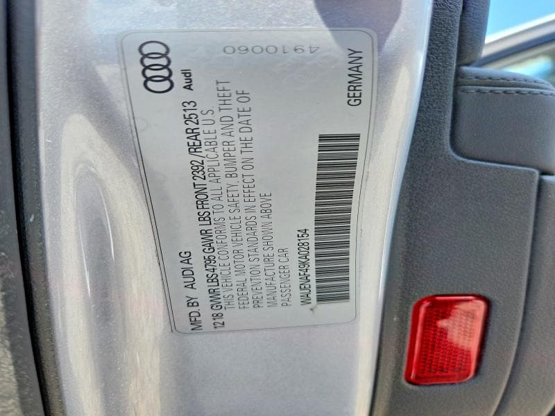 2019 AUDI A4 PREMIUM PLUS 13
