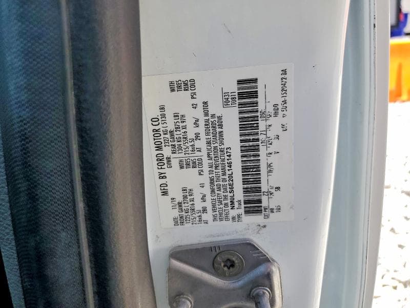 2020 FORD TRANSIT CONNECT XL DELIVERY VAN XL 14