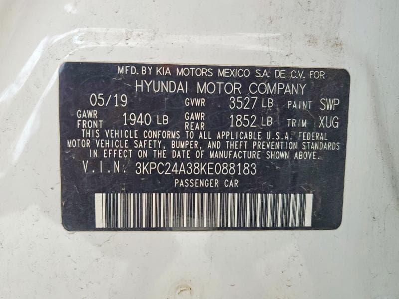 2019 HYUNDAI ACCENT SE SE 12