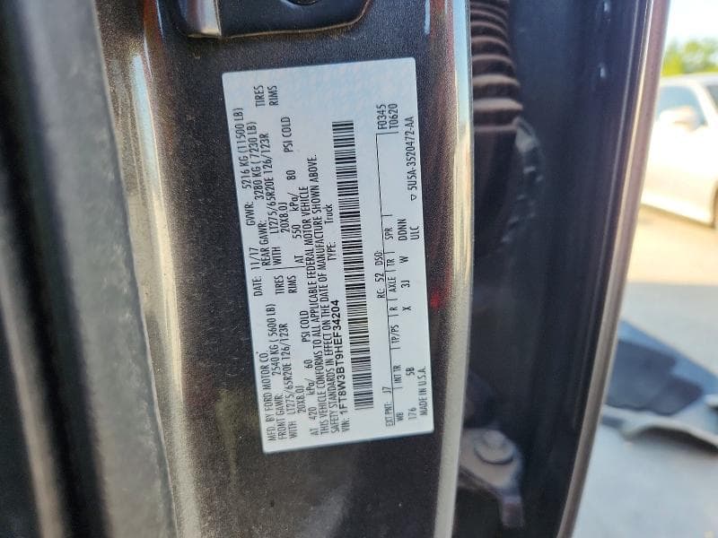 2017 FORD F350 SUPER DUTY 12