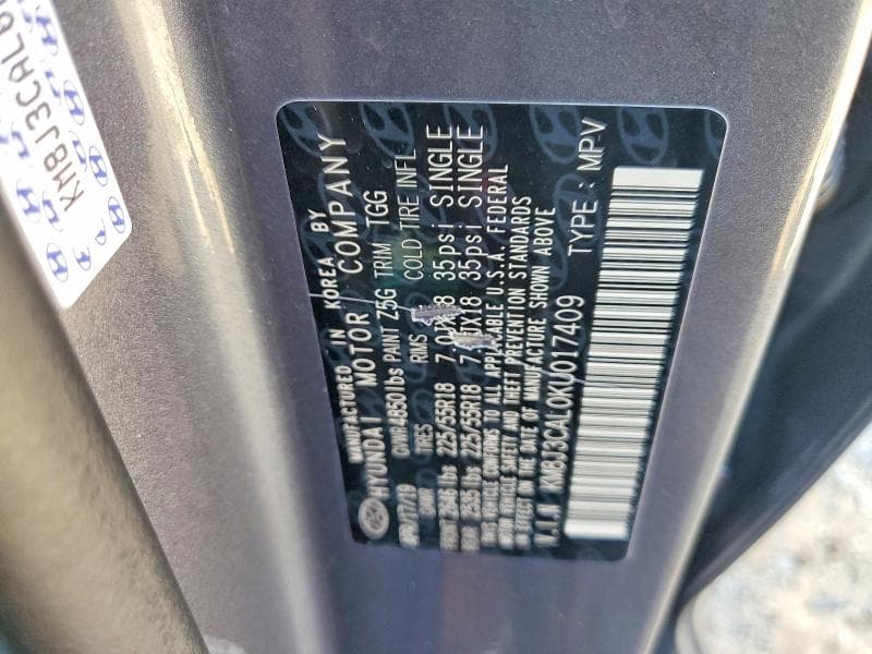 2019 HYUNDAI TUCSON SEL 13