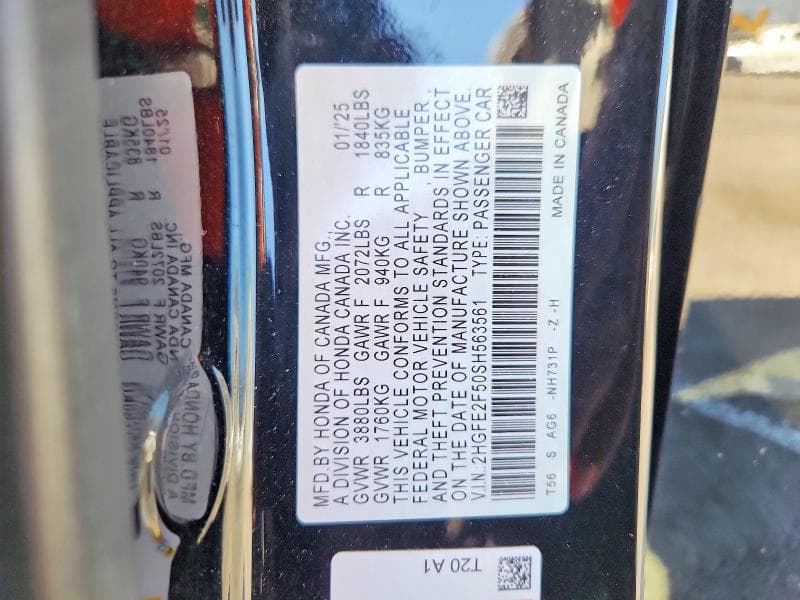 2025 HONDA CIVIC SPORT 13