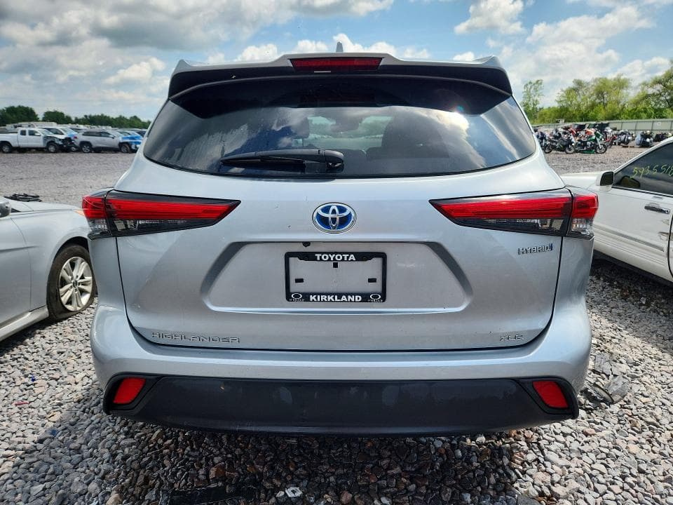 2021 TOYOTA HIGHLANDER HYBRID XLE HYBRID XLE 6