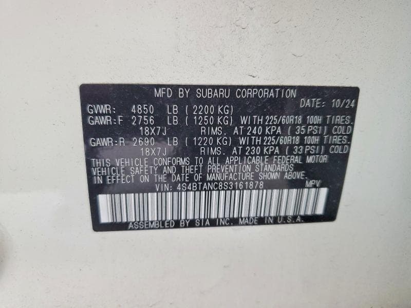 2025 SUBARU OUTBACK LIMITED 13