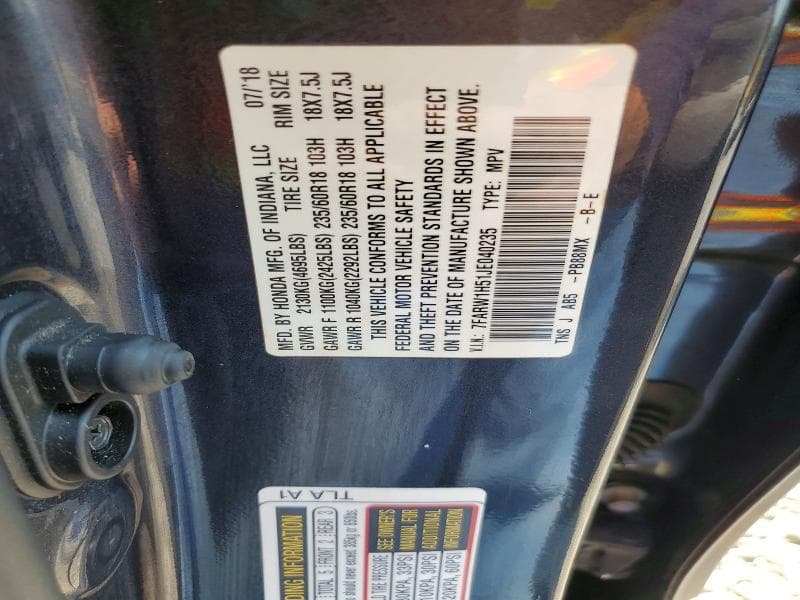 2018 HONDA CR-V EX 13