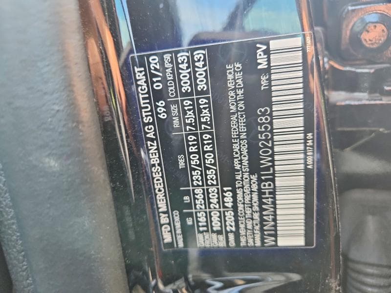 2020 MERCEDES-BENZ GLB 250 4MATIC 250 4MATIC 13
