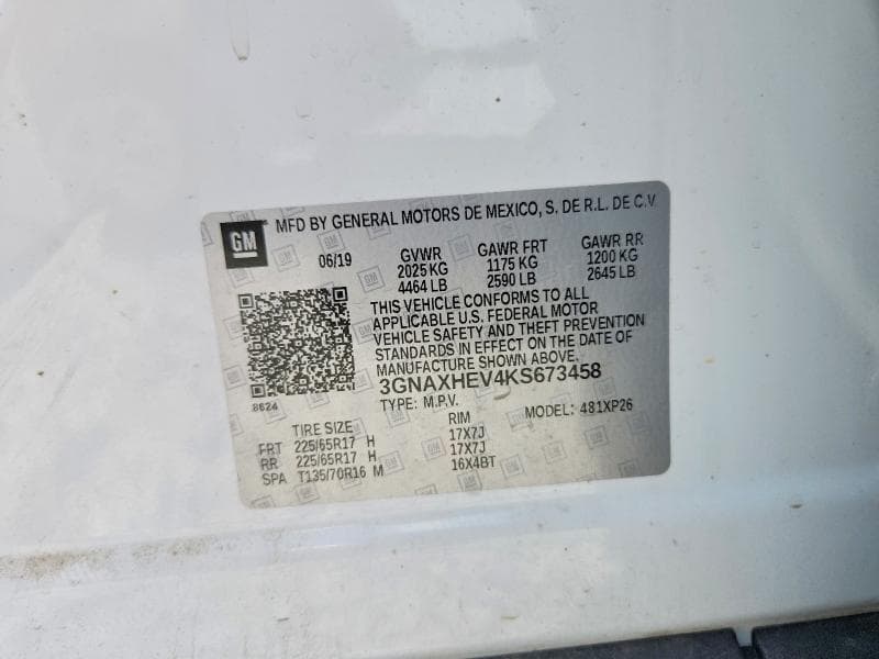 2019 CHEVROLET EQUINOX LS 13