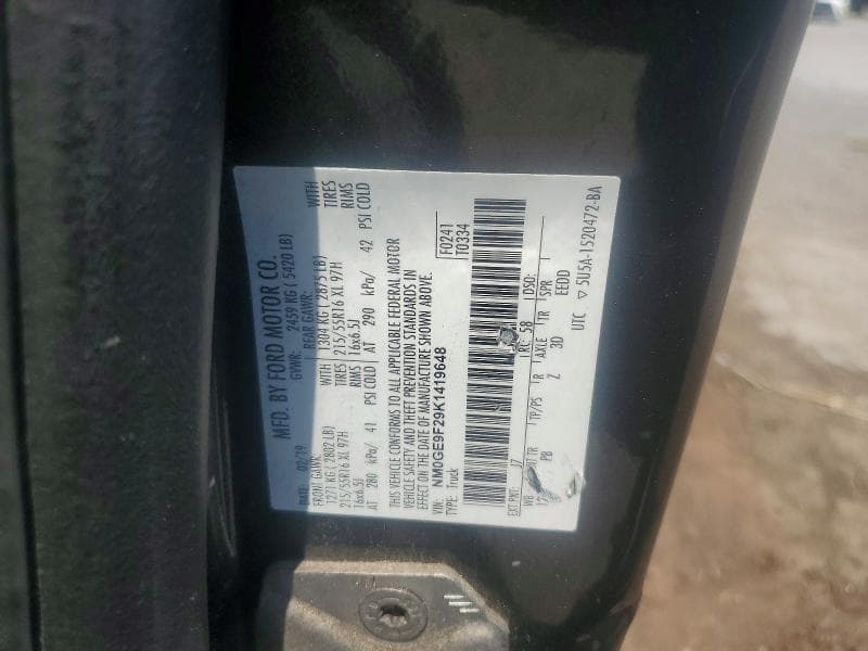 2019 FORD TRANSIT CONNECT XLT 13