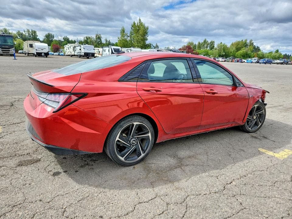 2022 HYUNDAI ELANTRA N LINE N LINE 3