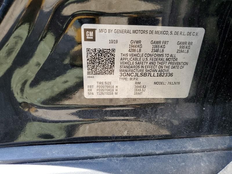 2020 CHEVROLET TRAX 1LT 13