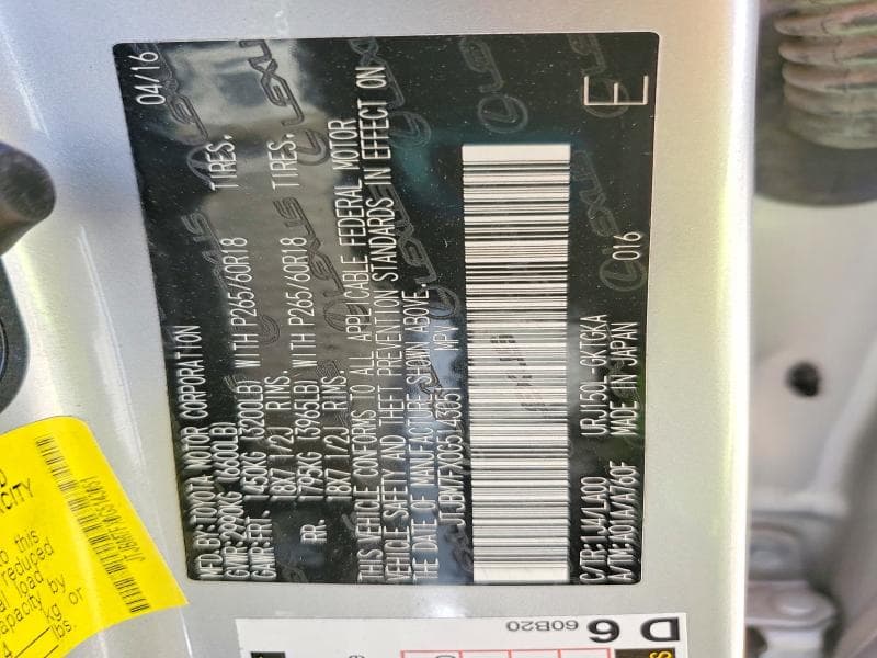 2016 LEXUS GX 460 13