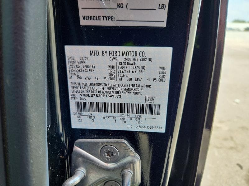 2023 FORD TRANSIT CONNECT XL XL 13