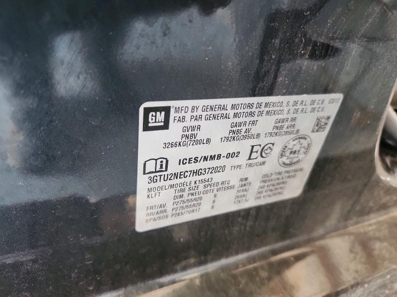 2017 GMC SIERRA K1500 SLT K1500 SLT 12