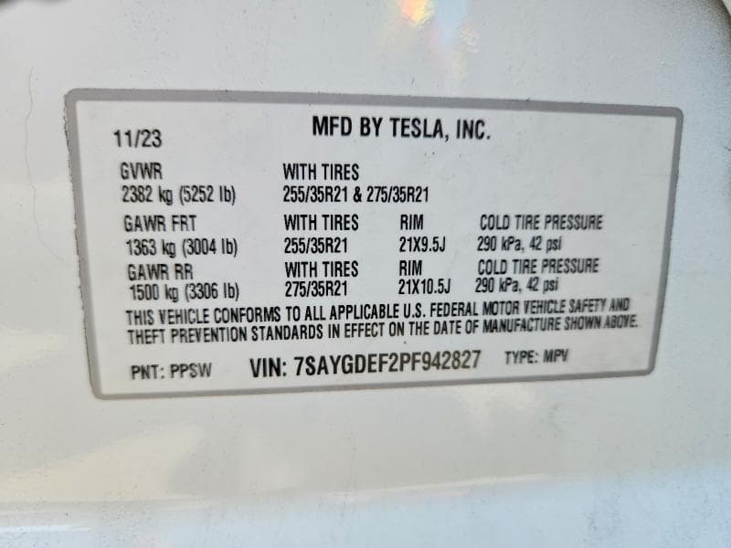 2023 TESLA MODEL Y 12