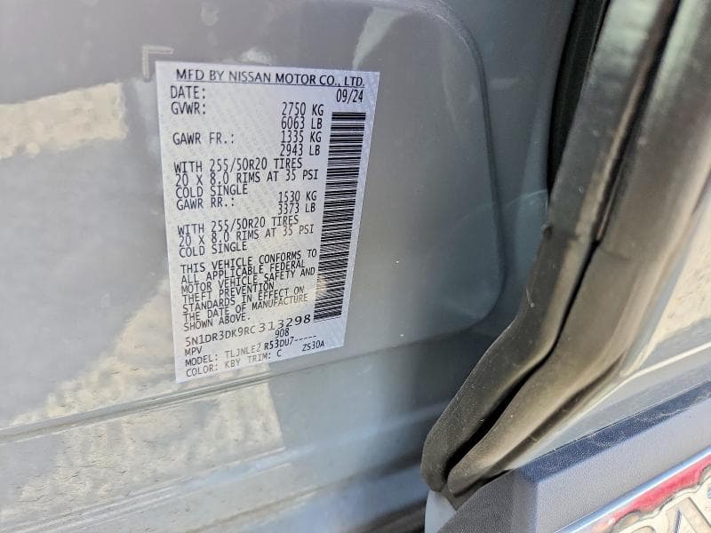 2024 NISSAN PATHFINDER PLATINUM 13