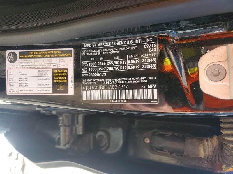 2017 MERCEDES-BENZ GLE 350 13
