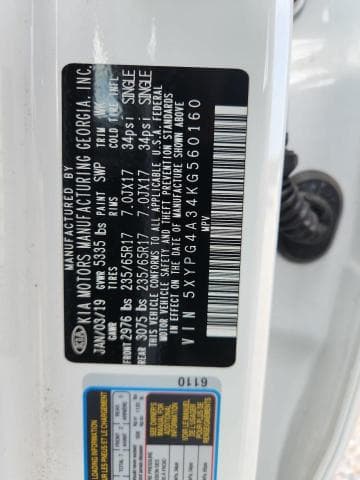 2019 KIA SORENTO LX LX 13