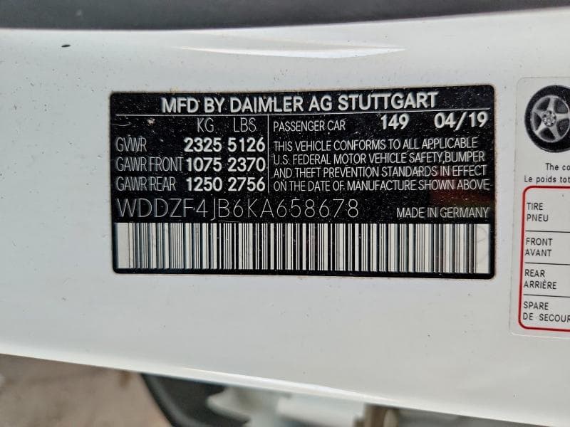 2019 MERCEDES-BENZ E 300 12