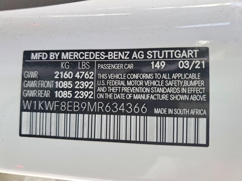 2021 MERCEDES-BENZ C 300 4MATIC 12