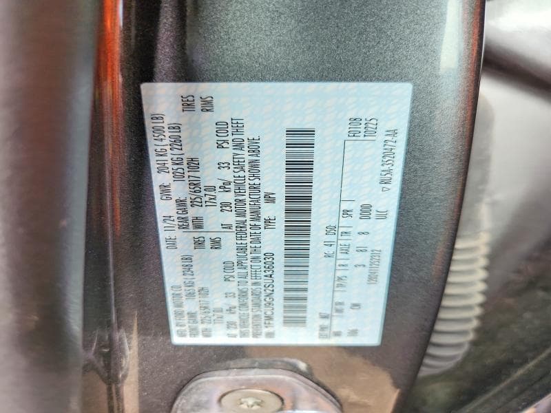 2025 FORD ESCAPE ACTIVE ACTIVE 12