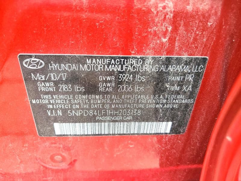 2017 HYUNDAI ELANTRA VALUE EDITION 13