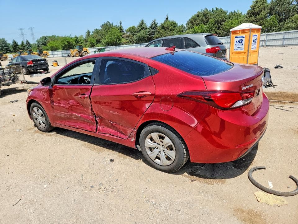 2016 HYUNDAI ELANTRA SE 2