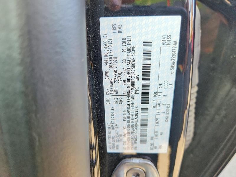 2022 FORD ESCAPE SE SE 13