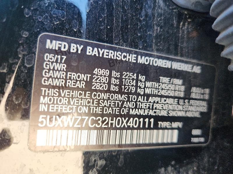 2017 BMW X3 SDRIVE28I SDRIVE28I 13