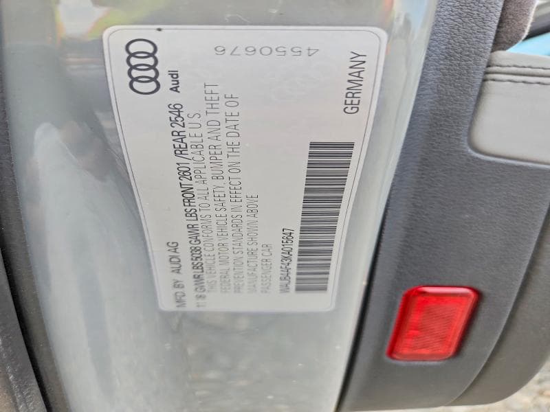2019 AUDI S4 PREMIUM PLUS 13