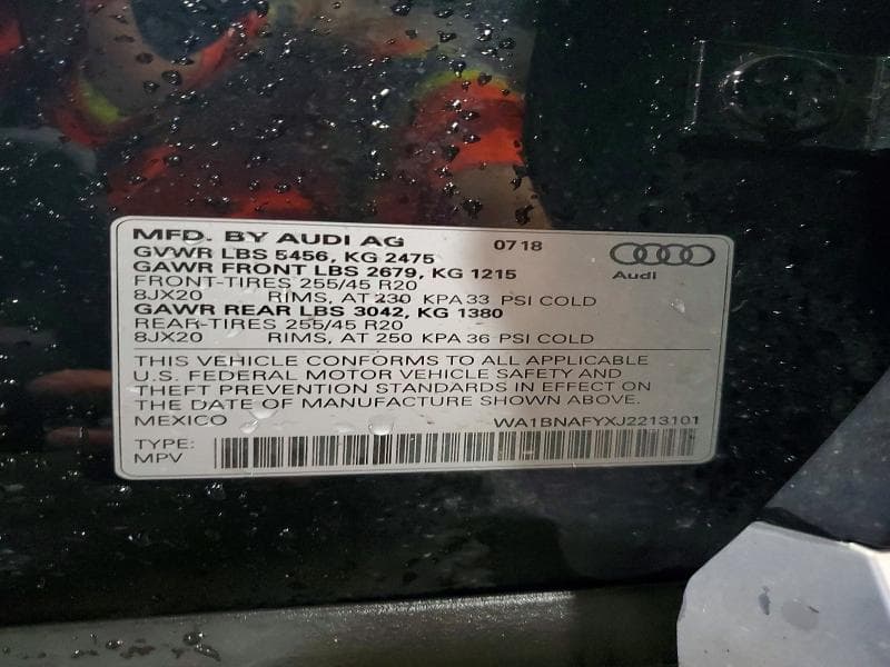 2018 AUDI Q5 PREMIUM PLUS PREMIUM PLUS 14