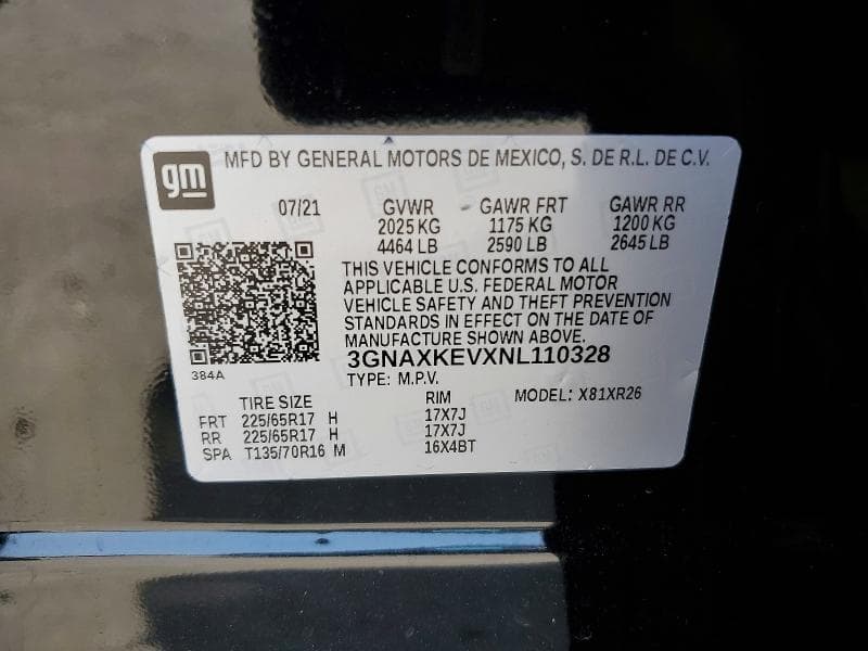 2022 CHEVROLET EQUINOX LT 13