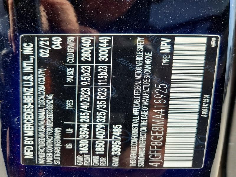 2021 MERCEDES-BENZ GLS 580 4MATIC 580 4MATIC 13