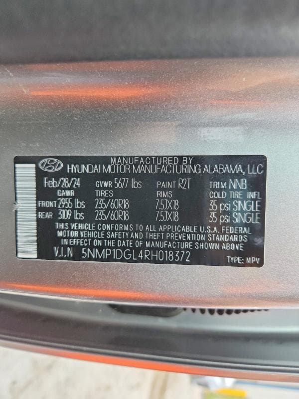 2024 HYUNDAI SANTA FE SE 13