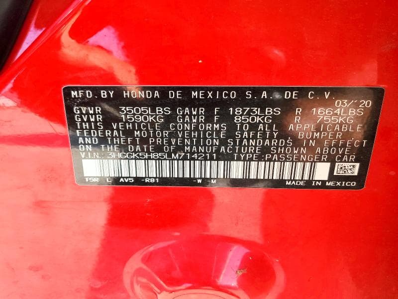 2020 HONDA FIT EX EX 12